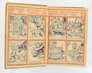 LITTLE JACK RABBIT & THE BIG BROWN BEAR BOOK 1921 CORY  