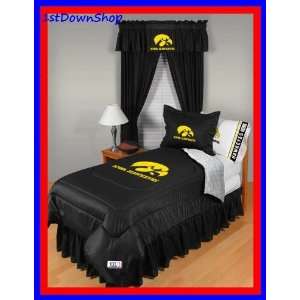 Iowa Hawkeyes 5pc LR Queen Comforter/Sheets Bed Set