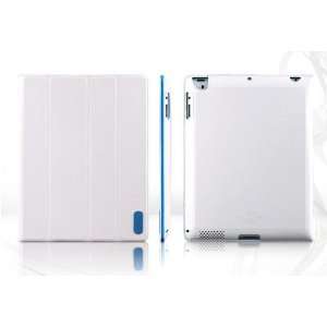   Cover Stand Case for Apple iPad 2 White Cell Phones & Accessories