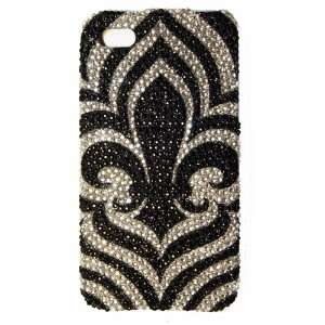   and White Fleur De Lis Solid for iPhone 4G: Cell Phones & Accessories