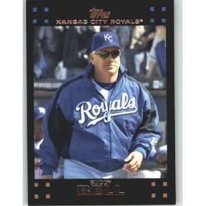 2007 Topps RED BACK #613 Buddy Bell MG   Kansas City Royals (Manager 