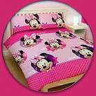 DISNEY MINNIE MOUSE PRETTY DOUBLE FULL BEDDING DUVET QUILT DOONA COVER 