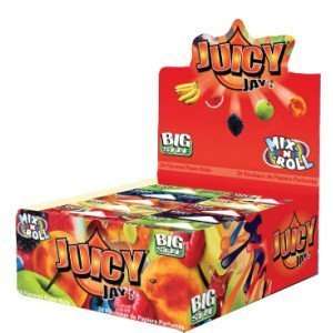  1 Box   Juicy Jay´s King Size Slim Papers   Mix N Roll 