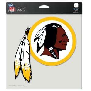  Washington Redskins 8x8 Die Cut Full Color Decal Made in 