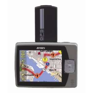  Jensen NVX 406 3.5 Inch Portable GPS Navigator: GPS 