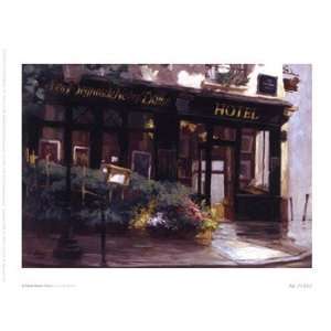 Small Hotel, Paris   Poster by George Botich (8x6):  