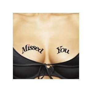   Temporary Tattoos For Your Ta Tas, Missed You / Lucky You: Beauty