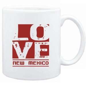 Mug White  LOVE New Mexico  Usa States  Sports 
