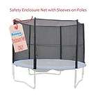 14 Trampoline Enclosure Safety Net Fits for 14 Ft. Round Frame using 
