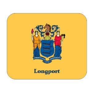  US State Flag   Longport, New Jersey (NJ) Mouse Pad 