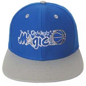  Orlando Magic Retro Logo Snapback Cap Hat Blue Grey 