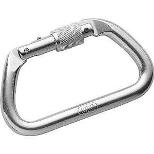   Steel Heat Treated Large Locking D Carabiner by SMC