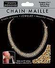 Chain Maille Jewelry Kit   European 4 in 1 Necklace Gold