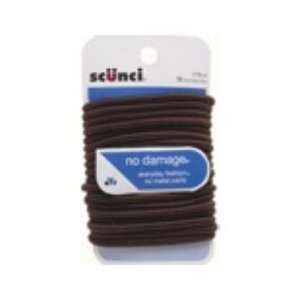  4 Pack Special Scunci No Damage Elastics 4mm Large Brown 