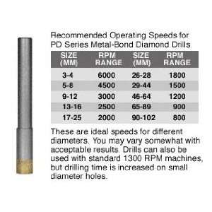  CRL 7/16 PD Series Metal Bond Diamond Drill by CR 