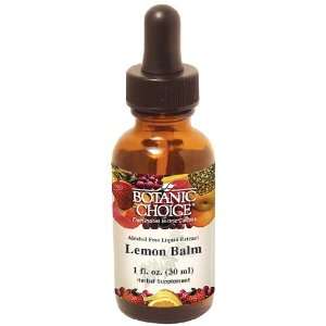   Botanic Choice Lemon Balm Liquid Extract 1 oz: Health & Personal Care