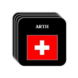  Switzerland   ARTH Set of 4 Mini Mousepad Coasters 