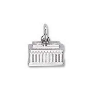Lincoln Memorial Charm   Gold Plated