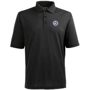 Toronto Blue Jays Black Pique Extra Light Polo Shirt 