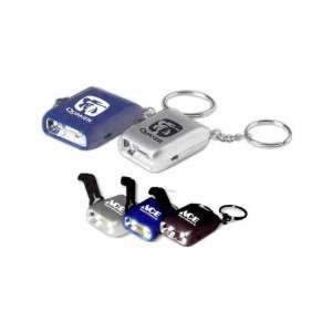   key chain with long lasting, bright, LED lights.