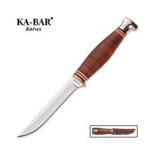  KABAR 2 1226 0 Deluxe Little Fin Leather Handle Leather 