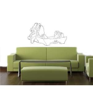  LADY&THE TRAMP Wall MURAL Vinyl Decal Sticker