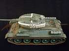   Ind Pre Finished WWII Soviet T34/85 Tank, Kurland Eastern Front,1944