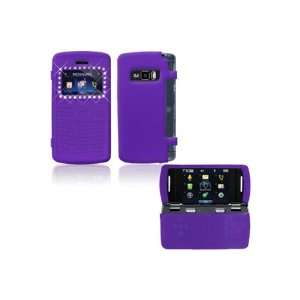 LG VX9200 enV3 Diamond Skin Case Dark Purple Cell Phones 