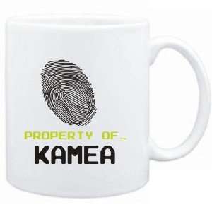  Mug White  Property of _ Kamea   Fingerprint  Female 
