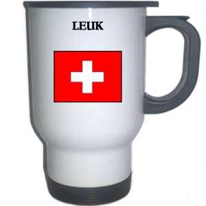  Switzerland   LEUK White Stainless Steel Mug Everything 