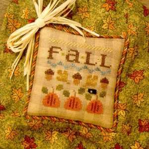  Fall Squared   Cross Stitch Pattern Arts, Crafts & Sewing