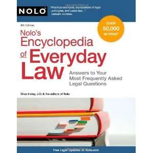   Law Answers to Your Most Frequently Asked Legal Questions [Paperback