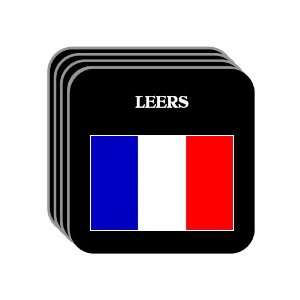  France   LEERS Set of 4 Mini Mousepad Coasters 