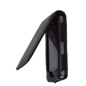  Black PU Leather Flip Skin Case for Apple iPhone 4 4S 