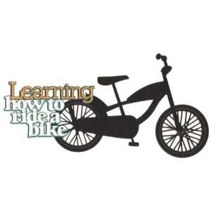  Learning How To Ride A Bike Laser Die Cut 