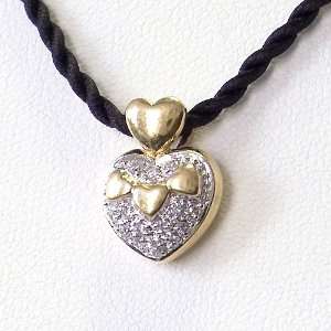  14KYG Diamond Heart Pendant CoolStyles Jewelry