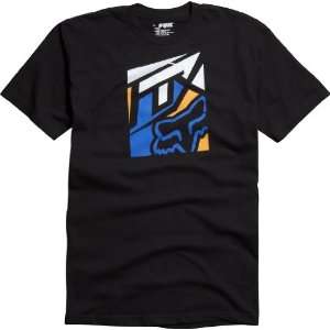  FOX CASUALS KNOCKED OUT SHORT SLEEVE T SHIRT BLACK SM 