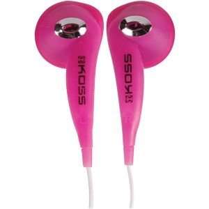  T49105 Clear Pink Earbud Stereophone Electronics