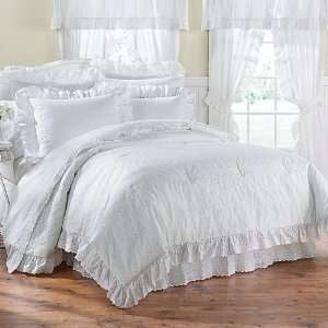  BrylaneHome Quilted All Over Eyelet Sham, ea.