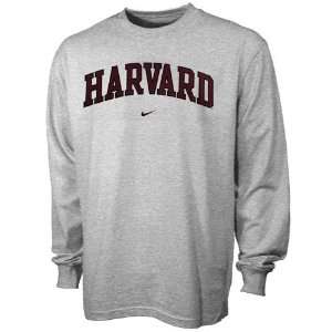   Harvard Crimson Ash College Classic Long Sleeve T shirt Sports