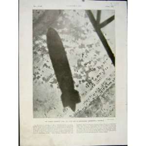  Dirigible Zeppelin Air Ship Akron Usa French Print 1932 