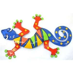  Oil Drum Hanging Painted Gecko: Home & Kitchen
