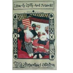 LIBERTY KITTY AND FRIENDS PATRIOTIC KITTY DOLL PATTERN AND 