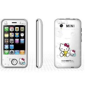   Hk008 Mini White Tv Dual Sim Mobile Phone: Cell Phones & Accessories