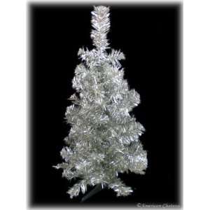  New 24 Small Silver Christmas Xmas Tree Decor W/ Stand 