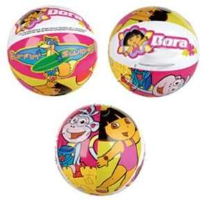    1 dz   Dora the Explorer Inflatable Beach Balls: Toys & Games