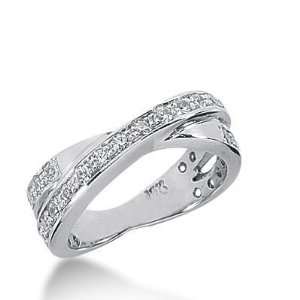 Diamond Wedding Ring 33 Round Stone 0.03 ct Total 0.99 ctw. 415 WR1706 