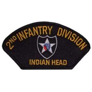  U.S. Army 2nd Infantry Division Hat Patch 2 3/4 x 5 1/4 