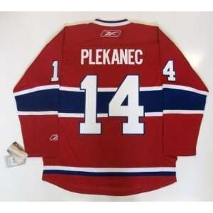  Tomas Plekanec Montreal Canadiens Jersey Real Rbk Home 