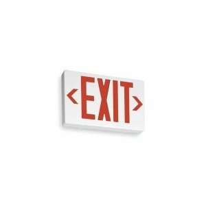  Lithonia Exit Sign, LED, Thermoplastic, Red   EXRELM6 